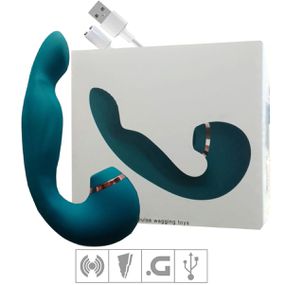 Vibrador Ponto G e Clitóris Air Pulse SI (7940) - Verde - Revender Sex Shop com menor preço de BH
