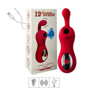 Vibrador Com Pulsação Sucking SI (8197) - Vermelho - Revender Sex Shop- Sex Shop discreta em BH