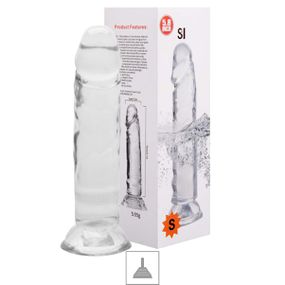 Prótese 14x10cm Com Ventosa (8226) - Translúcido - Revender Sex Shop com menor preço de BH