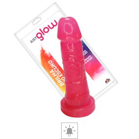 Prótese 15x14cm Com Led Just Glow (ADAO03R) - Rosa - Revender Sex Shop- Sex Shop discreta em BH