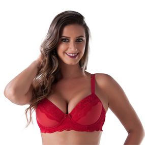 *Soutien Duanip Com Bojo (DU750) - Vermelho - Revender Sex Shop- Sex Shop discreta em BH