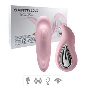 *Calcinha Vibratória Recarregável VP (ES006-15402) - Rosa - Revender Sex Shop- Sex Shop discreta em BH