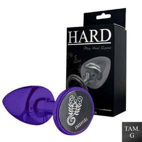 Plug Metálico G Signos Escorpião (HA164ES) - Lilás - Revender Sex Shop com menor preço de BH