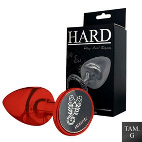 Plug Metálico G Signos Escorpião (HA164ES) - Vermelho - Revender Sex Shop com menor preço de BH