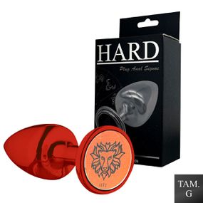 Plug de Metal G Signos Leão (HA164LE) - Vermelho - Revender Sex Shop com menor preço de BH