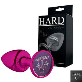 Plug Metálico G Signos Libra (HA164LI) - Rosa - Revender Sex Shop com menor preço de BH