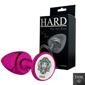 Plug Metálico G Signos Virgem (HA164VI) - Rosa - Revender Sex Shop com menor preço de BH