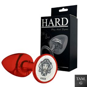 Plug Metálico G Signos Virgem (HA164VI) - Vermelho - Revender Sex Shop com menor preço de BH