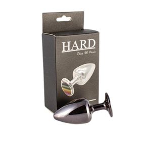 Plug Metálico M Pride Hard (HA175) - Onix - Revender Sex Shop com menor preço de BH