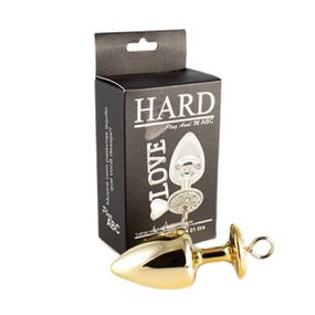 Plug Metálico M ABC Para Personalização (HA178) - Dourado - Revender Sex Shop com menor preço de BH