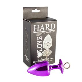 Plug Metálico M ABC Para Personalização (HA178) - Lilás - Revender Sex Shop com menor preço de BH