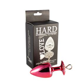 Plug Metálico M ABC Para Personalização (HA178) - Vermelho - Revender Sex Shop com menor preço de BH