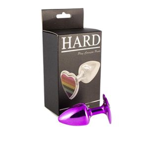 Plug Metálico Pride Coração (HA181) - Lilás - Revender Sex Shop com menor preço de BH