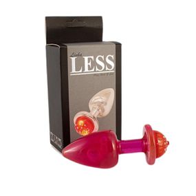 Plug Less G Com Led (HA184) - Vermelho - Revender Sex Shop- Sex Shop discreta em BH
