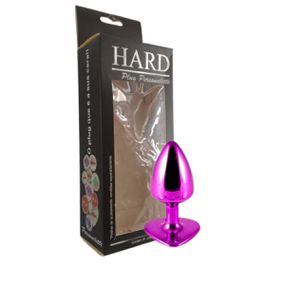 Plug Metálico Personalité Coração - (HA189) - Lilás - Revender Sex Shop com menor preço de BH