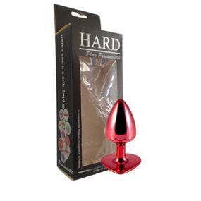 Plug Metálico Personalité Coração (HA189). - Vermelho - Revender Sex Shop com menor preço de BH