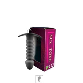 Plug Silicone Escalonado Com Vibro (MPA1161) - Preto - Revender Sex Shop com menor preço de BH