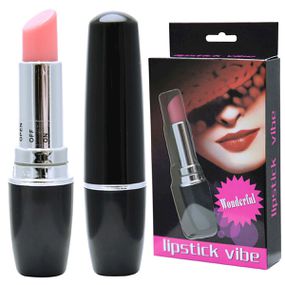 Vibrador Formato De Batom Lipstick VP (MV007) - Preto - Revender Sex Shop- Sex Shop discreta em BH