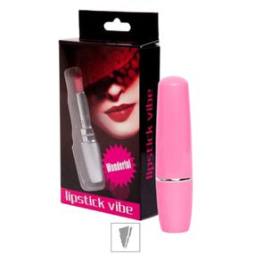Vibrador Formato De Batom Lipstick VP (MV007) - Rosa - Revender Sex Shop com menor preço de BH