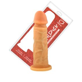 Prótese 14x13cm Simples Realdick (PAUR008) - Bege - Revender Sex Shop- Sex Shop discreta em BH