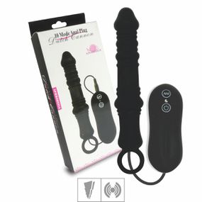 Plug Silicone 10 Vibração Dulch Cannon VP (PL027) - Preto - Revender Sex Shop- Sex Shop discreta em BH