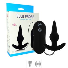 Plug Silicone Com Vibro Bulb Probe VP (PL028) - Preto - Revender Sex Shop- Sex Shop discreta em BH