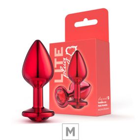 Plug De Metal M Lite Plug (SF257-ST934) - Vermelho - Revender Sex Shop com menor preço de BH