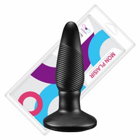 Plug Cônico 11cm (SSP003-ST458) - Preto - Revender Sex Shop- Sex Shop discreta em BH