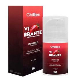 Excitante Unissex Vibrante 15g (ST105) - Morango - Revender Sex Shop com menor preço de BH