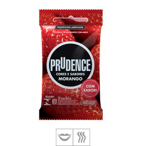 Preservativo Prudence Cores e Sabores 3un (ST128) - Morang - Revender Sex Shop- Sex Shop discreta em BH