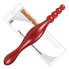 *Plug Smoothy 20cm (AC097-ST213) - Vermelho - Revender Sex Shop- Sex Shop discreta em BH