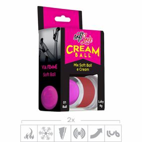 *PROMO - Cream Ball Mix (ST472) - Labareda-ViaFemme - Revender Sex Shop- Sex Shop discreta em BH