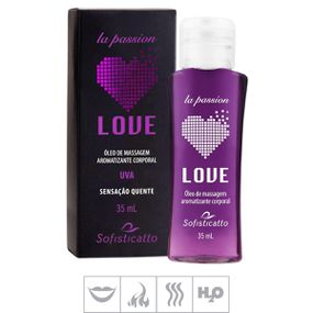 *Gel Comestível Sofisticatto Love Hot 35ml (ST499) - Uva - Revender Sex Shop- Sex Shop discreta em BH
