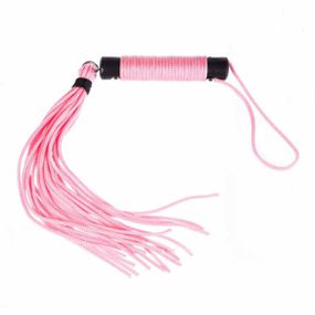 Chicote Luxo Cordas Brasil Fetiche 37cm (CLC-ST530) - Rosa - Revender Sex Shop- Sex Shop discreta em BH