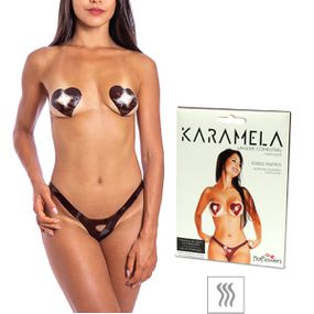 Lingerie Comestível Karamela (ST574) - Chocolate - Revender Sex Shop- Sex Shop discreta em BH