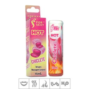 Gel Comestível For Sexy Hot 15ml (ST730) - Chiclete - Revender Sex Shop- Sex Shop discreta em BH