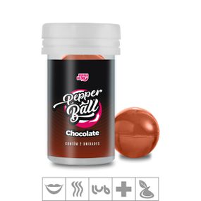 Bolinhas Beijáveis Pepper Ball 2un (ST754) - Chocolate - Revender Sex Shop- Sex Shop discreta em BH