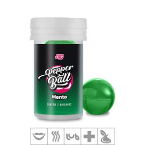 Bolinhas Beijáveis Pepper Ball 2un (ST754) - Menta - Revender Sex Shop- Sex Shop discreta em BH