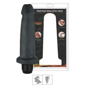 Prótese 14x11cm Com Vibro Tom Upper (UP210-ST788) - Preto - Revender Sex Shop- Sex Shop discreta em BH