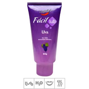 Lubrificante Fácil Lub Beijável 60g - (ST968) - Uva - Revender Sex Shop com menor preço de BH