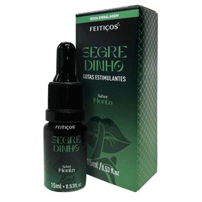 Excitante Unissex Segredinho 15ml (ST979) - Menta - Revender Sex Shop com menor preço de BH