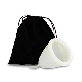 Coletor Menstrual -(ST981) - Branco - Revender Sex Shop com menor preço de BH