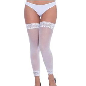 Meia 7/8 Legging Lisa Com Renda Perrutextil - (ST986) - Bran... - Revender Sex Shop com menor preço de BH
