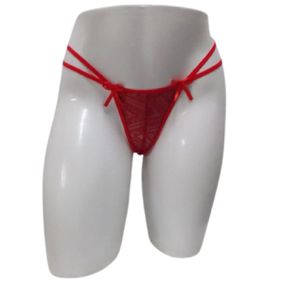 Calcinha Com 2 Alça 50 Tons (TO033) - Vermelho - Revender Sex Shop com menor preço de BH