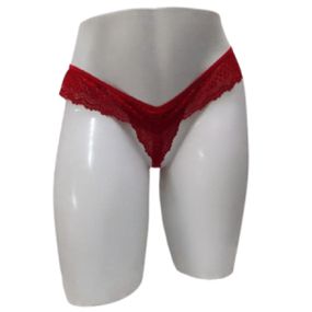 Calcinha Com Abertura 50 Tons (TO034) - Vermelho - Revender Sex Shop com menor preço de BH