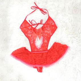 *Body Ravena (DM358) - Vermelho - Revender Sex Shop- Sex Shop discreta em BH