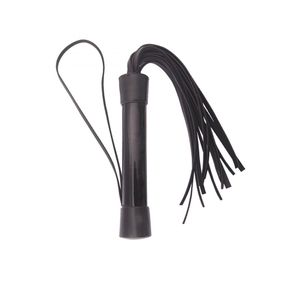 *Chicote Verniz 20cm Dominatrixxx (DX915-ST693) - Preto - Revender Sex Shop- Sex Shop discreta em BH