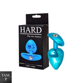 Plug Metálico P Anatômico (HA138). - Azul - Revender Sex Shop com menor preço de BH