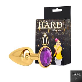 Plug de Metal Dra. Zeferina (HA145) - Dourado - Revender Sex Shop com menor preço de BH