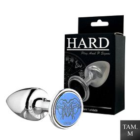 Plug Metálico M Signos Gêmeos (HA163GE) - Cromado - Revender Sex Shop com menor preço de BH